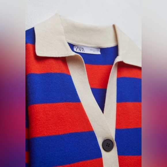 Zara striped knit cardigan - Picture 7 of 10